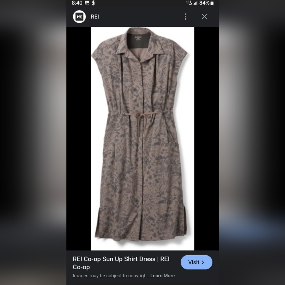 REI Womens Shirt Dress